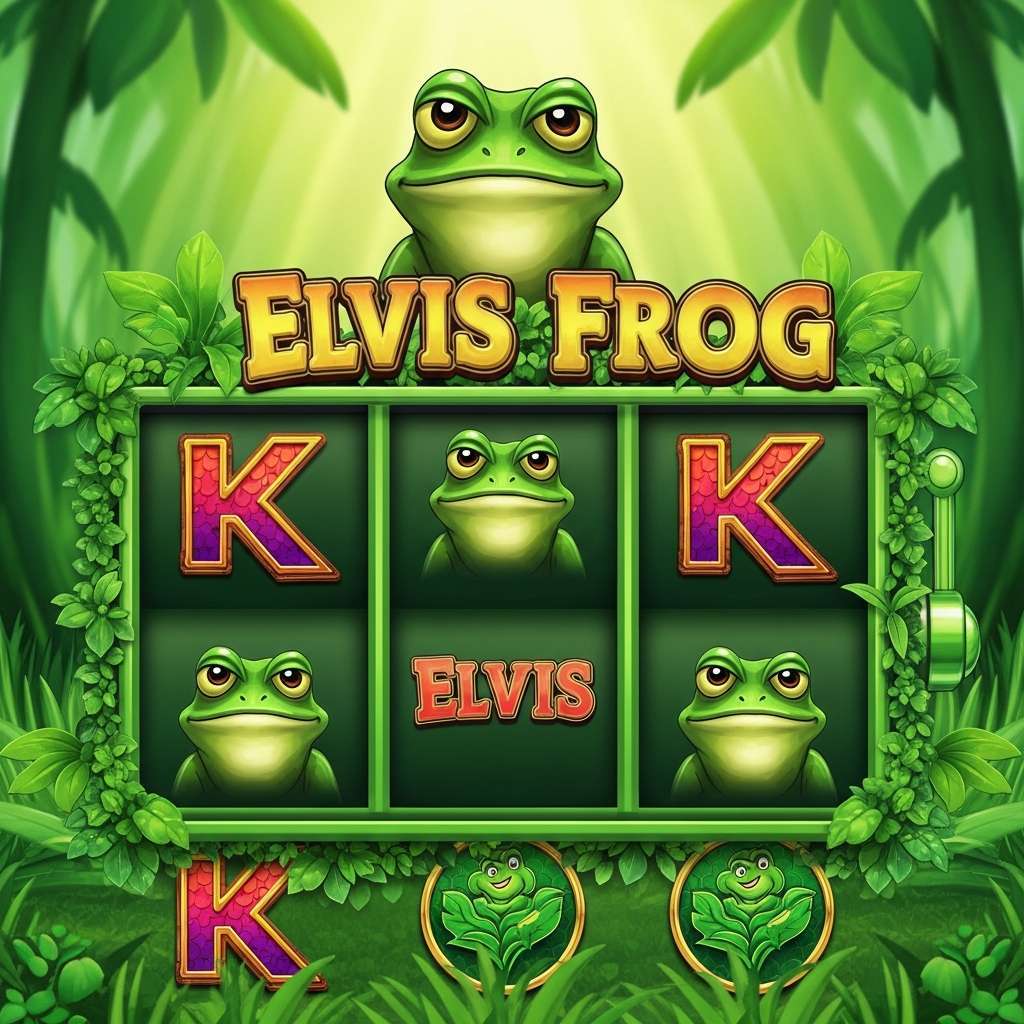 Elvis Frog in Vegas Elegant people playing poker with a female dealer at casino